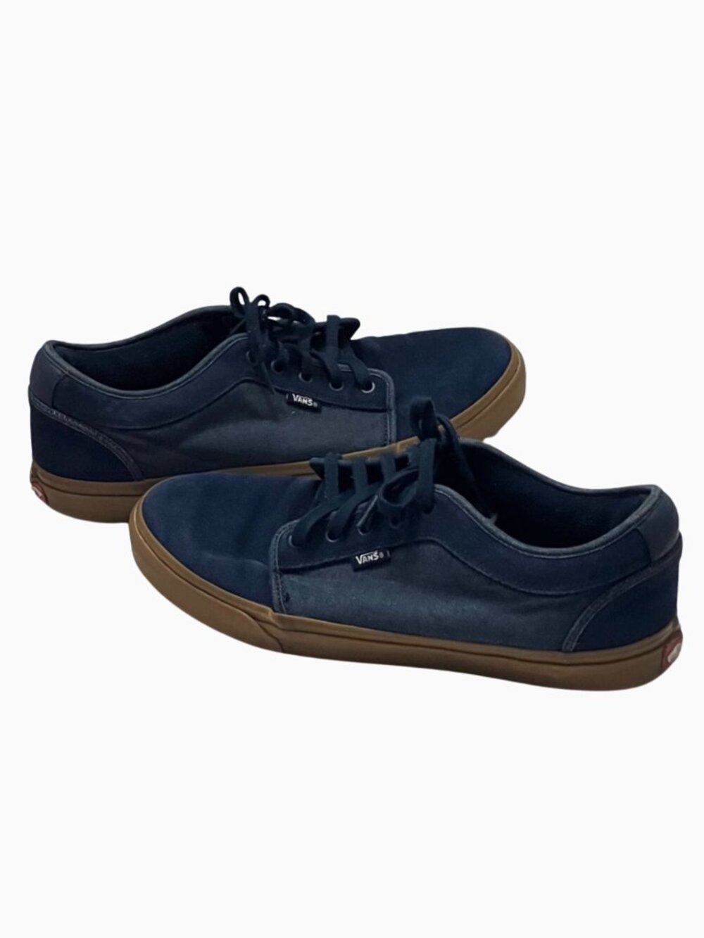Vans‎ Chukka Low Denim Suede Skater Shoes Men’s Sz 13 Blue Classic Retro Sporty